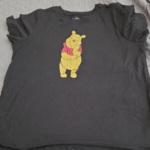 Disney Black Tee with Winnie the Pooh